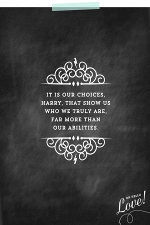 oh hello, love!: Writing the story Harry potter, dumbledore quote