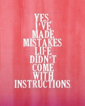 Make mistakes.