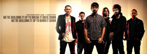 Linkin Park Grungy Logo Linkin Park Burn It Down Quote