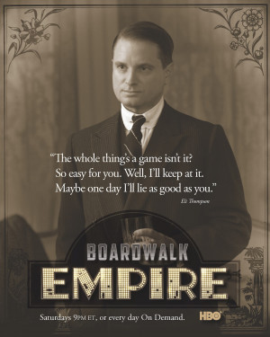 Boardwalk Empire TV show ad, 8x10