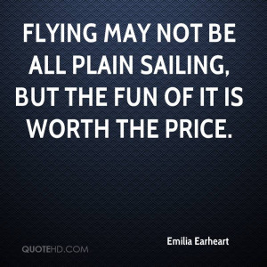 Flying may not be all plain sailing, but the fun of it is worth the ...