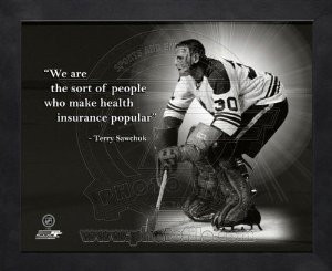 Amazon.com: Terry Sawchuk Detroit Red Wings Pro Quotes Framed ...