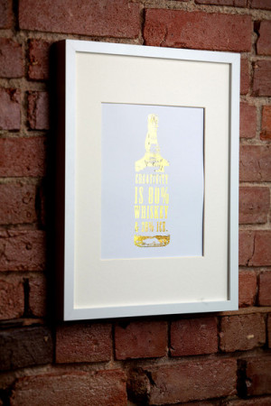 Whiskey Bottle Quote