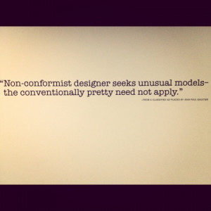 Jean Paul Gaultier quote