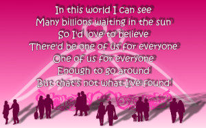 One True Love - Semisonic Song Lyric Quote in Text Image