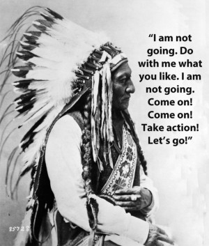 ... General Custer. He was eventually arrested — and killed — when he