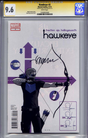 Hawkeye #7 CGC 9.6 s/s Matt Fraction