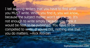 Top Quotes About Aspiring Writers