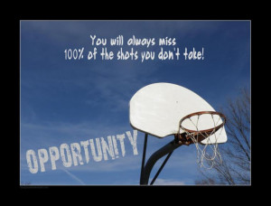 Go Back > Gallery For > Opportunity Poster Basketball