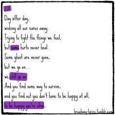 Next to Normal, Light I've never cried to a musical like I cry to this ...