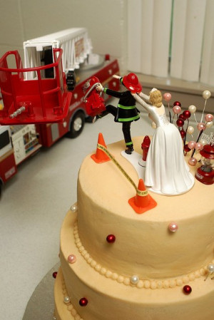 Source: http://www.bing.com/images/search?q=Firefighter+Wedding+Cakes ...