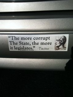 ... the more it legislates.