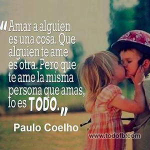 imágenes de amor con frases de Paulo Coelho