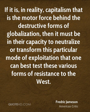 ... neutralize or transform this particular mode of exploitation that one