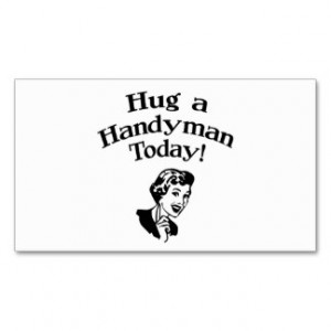 Hug A Handyman Business Cards