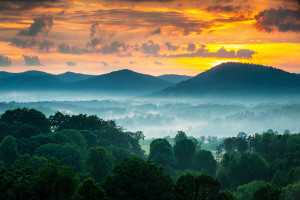 Asheville Nc Blue Ridge Mountains Sunset - Welcome To Asheville ...