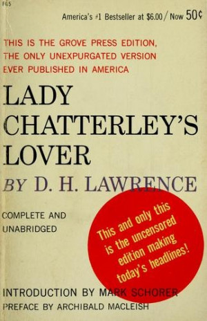 Lady Chatterley's Lover -- D.H. Lawerence