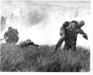 Production Still - UNCOMMON VALOR - Todd Allen as Lt. Frank Rhodes