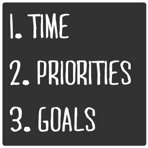 ... the top 3 in your life to organize/self-assess your weekly schedule