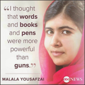 ... Malala Yousafzai Quotes, Malala Yousafzai Quotes Education, Malala