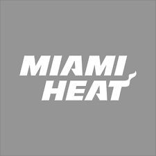 Miami Heat #3 NBA Team Logo 1Color Vinyl Decal Sticker Car Window Wall