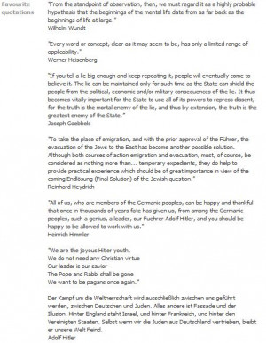 ... so I make his favorite quotes gradually more nazi. ( i.imgur.com