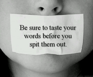 Taste your words :j