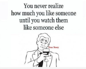 Picture Quotes about Liking someone else - Quotes Lover