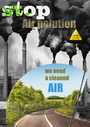 STOP ... AIR POLLUTION by shikotito