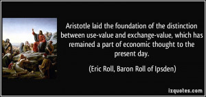 use-value and exchange-value, which has remained a part of economic ...