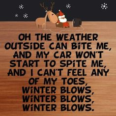Hate Winter Quotes Funny