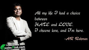 All My Life I Had by ar-rahman Picture Quotes