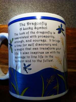 Dragonfly Meaning: I love this because of my dragonfly tat :)