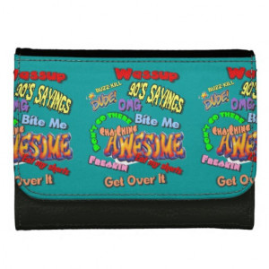 90's Sayings, Nostalgic Leather Wallets