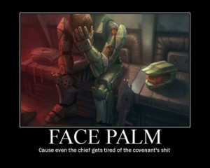 master chief facepalm - Halo 4 has been announced !!!!!