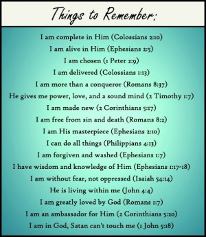 am complete with God.