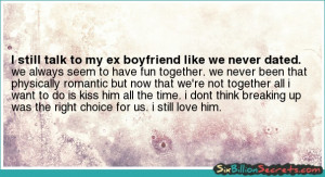 still love my ex boyfriend quotes