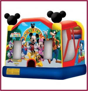 Disney Mickey Mouse Birthday Party Jumpers, Mickey And Minnie Mouse ...