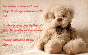 Happy Valentine Teddy Day Quotes For Him, Her, Girlfriends, Boyfriends