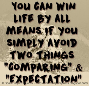 ... all means if you simply avoid two things 