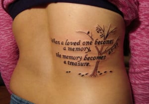 memorial tattoo quotes for girl