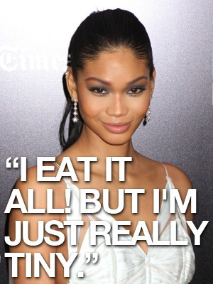 Chanel Iman Sweet Tooth Quote
