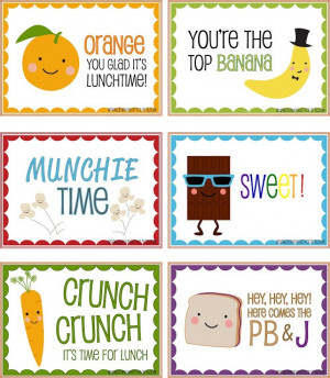 Free Lunch Box Printables–8 Great Designers!