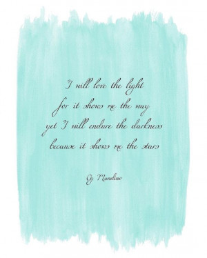 Og Mandino inspirational quote #watercolor #art