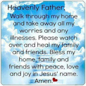 Heavenly Father...please bless...