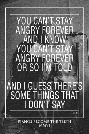 Pianos become the teeth Hiding Split 7