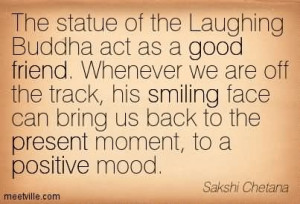 ... Statue Of The Laughing Buddha Act As A Good Friend - Sakshi Chetana
