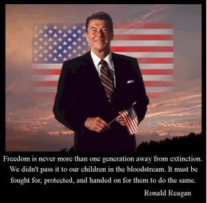 ... Church and state are, and must remain, separate.” – Ronald Reagan