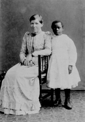 Mary Slessor and Janie photographed in 1891
