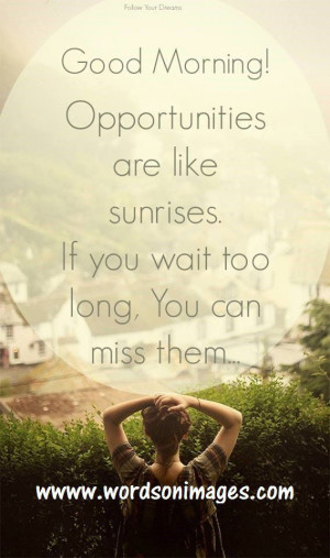 Opportunity quotes